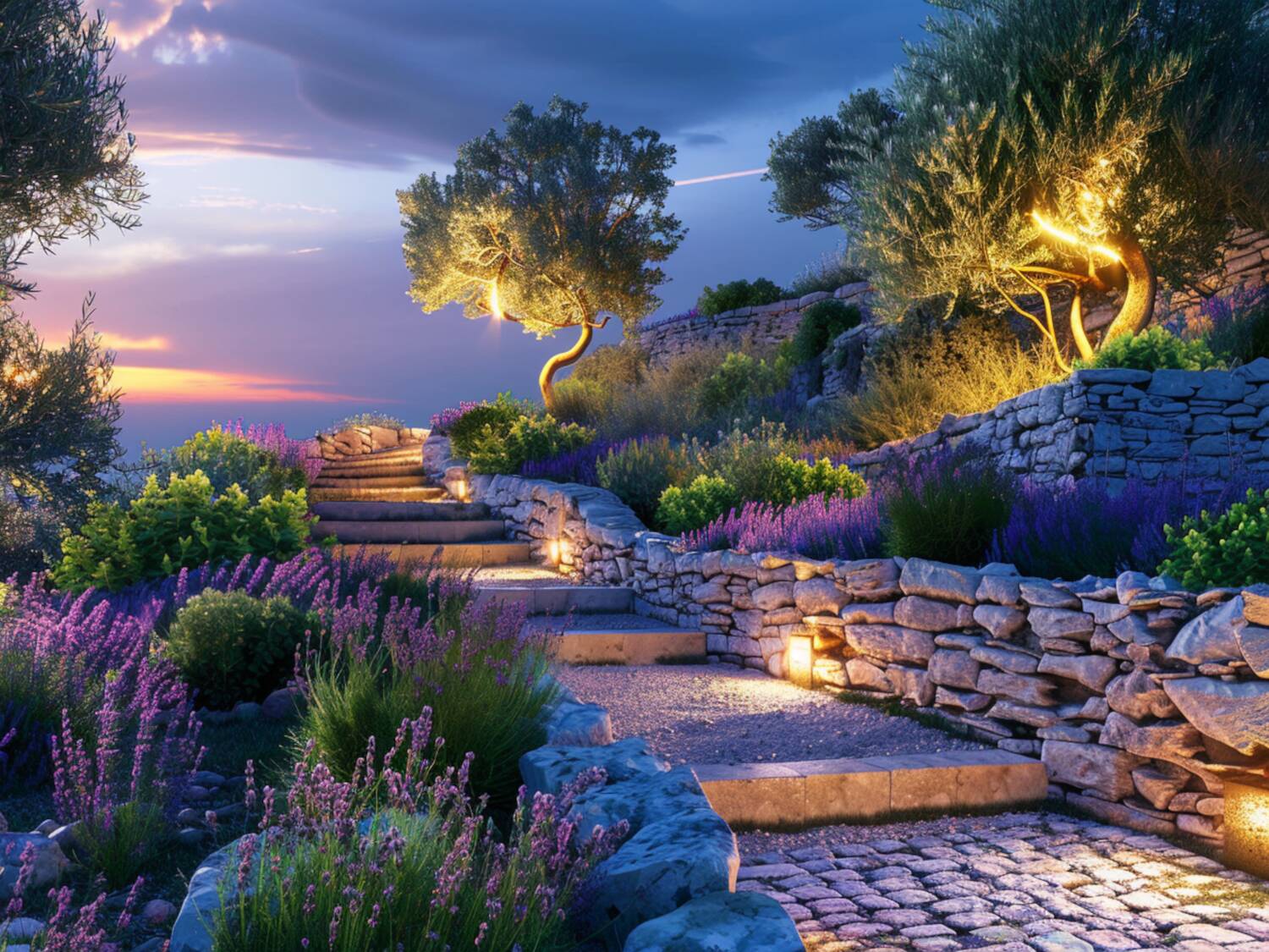 Jak zaaranżować ogród w stylu śródziemnomorskim z oświetleniem punktowym?