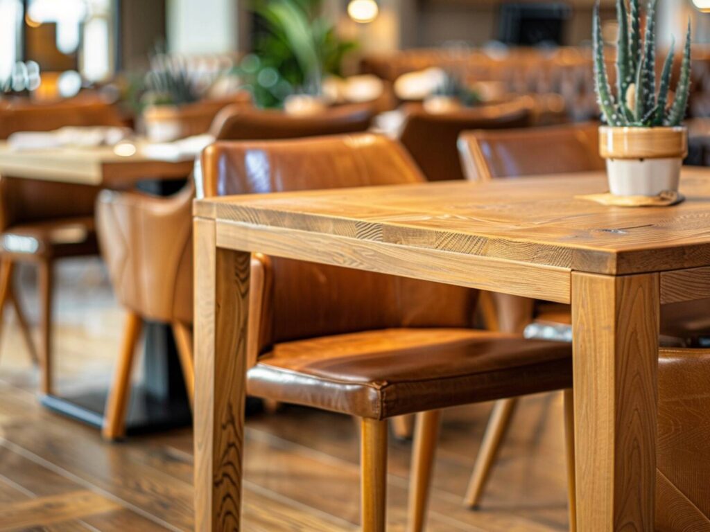 Najlepsze stoły restauracyjne z drewna litego.