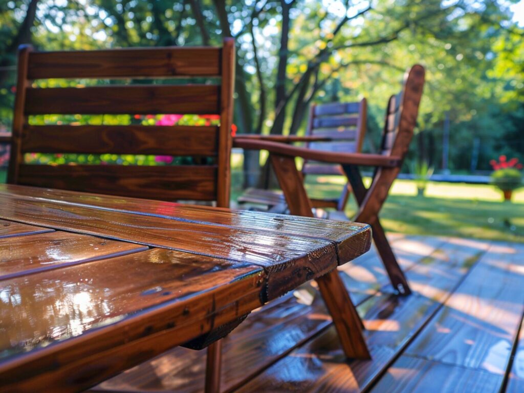 Jak odświeżyć drewniane meble ogrodowe