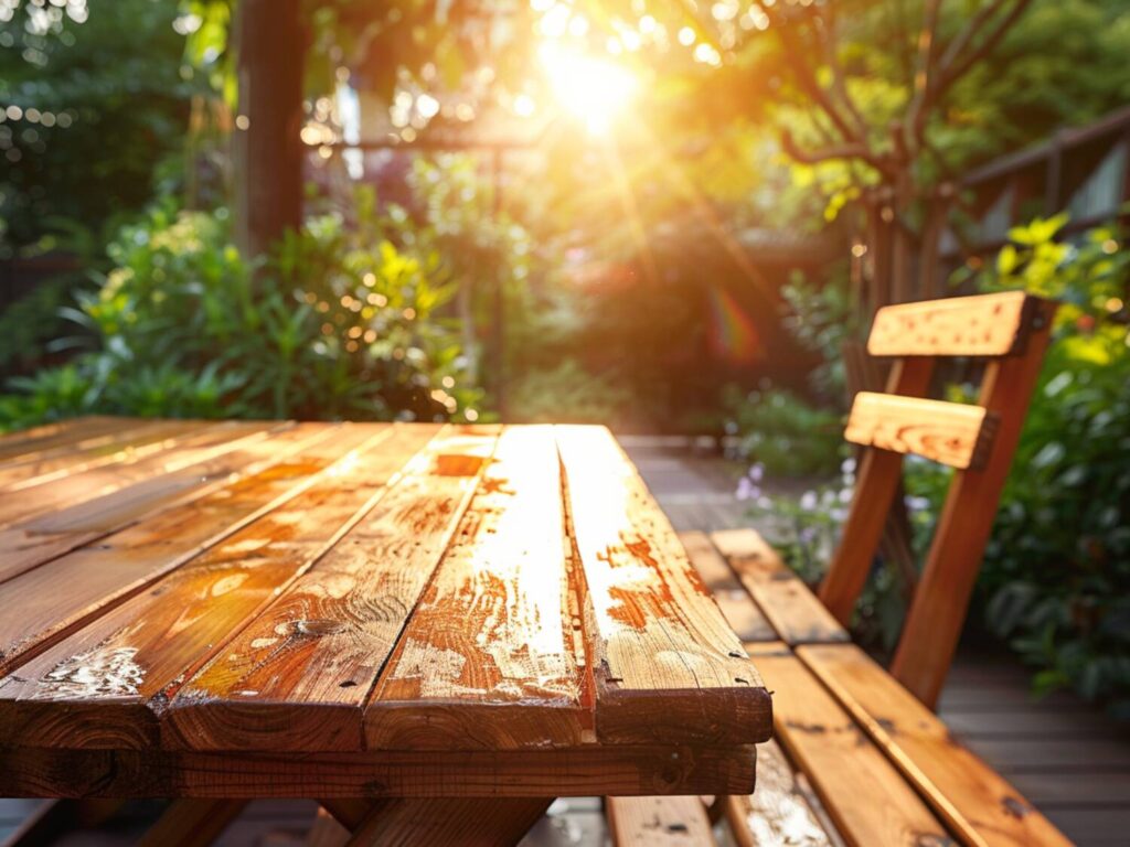 Jak odświeżyć drewniane meble ogrodowe