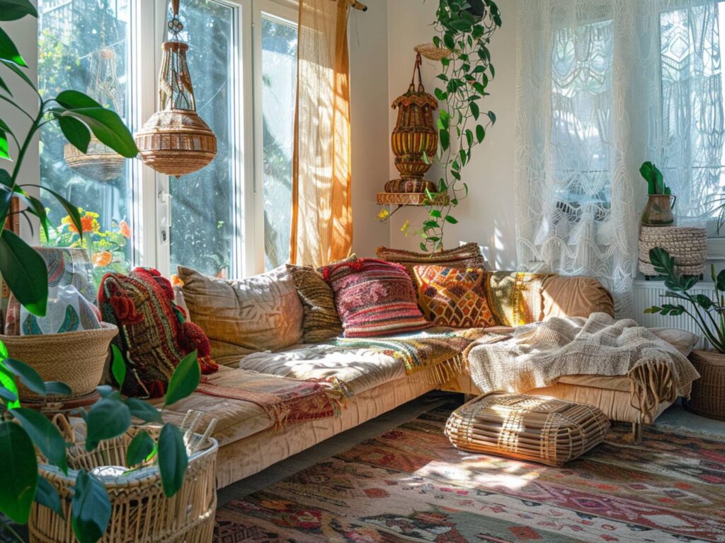 Jakie narożniki najlepiej pasują do wnętrz w stylu boho