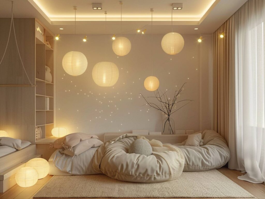 Jakie oświetlenie najlepiej komponuje się z pokojami dziecięcymi w stylu eco-friendly