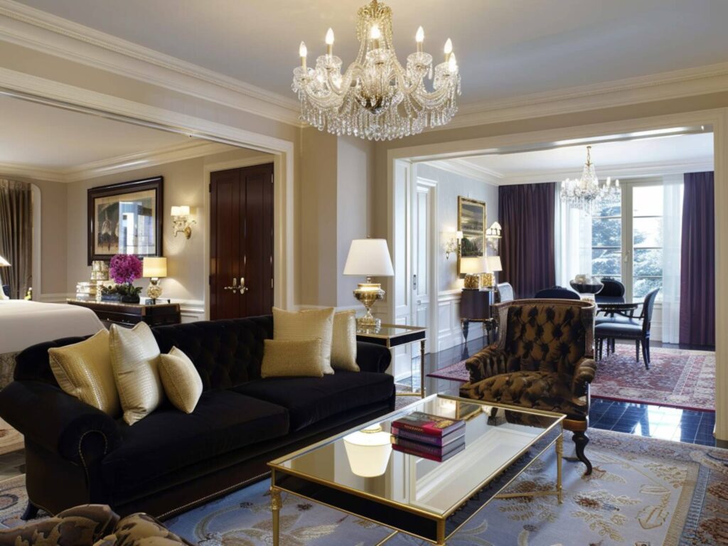 Jak urządzić hotelowe apartamenty rodzinne w stylu glamour