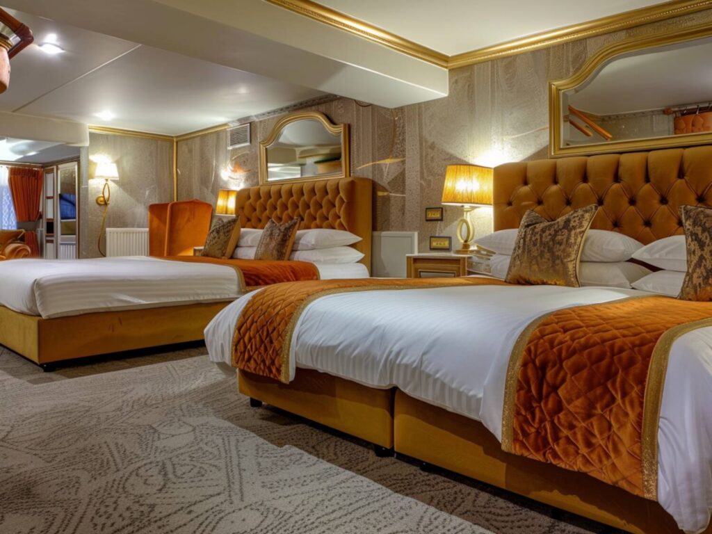 Jak urządzić hotelowe apartamenty rodzinne w stylu glamour