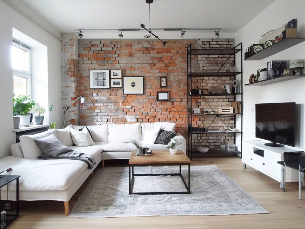 10 inspiracji na wnętrza skandynawskie z dodatkami industrialnymi