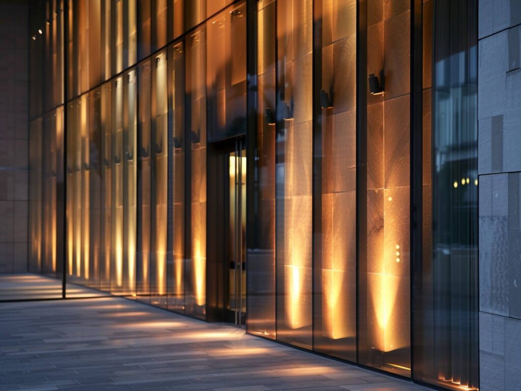 Jakie lampy elewacyjne najlepiej sprawdzą się w budynkach o dużych przeszkleniach