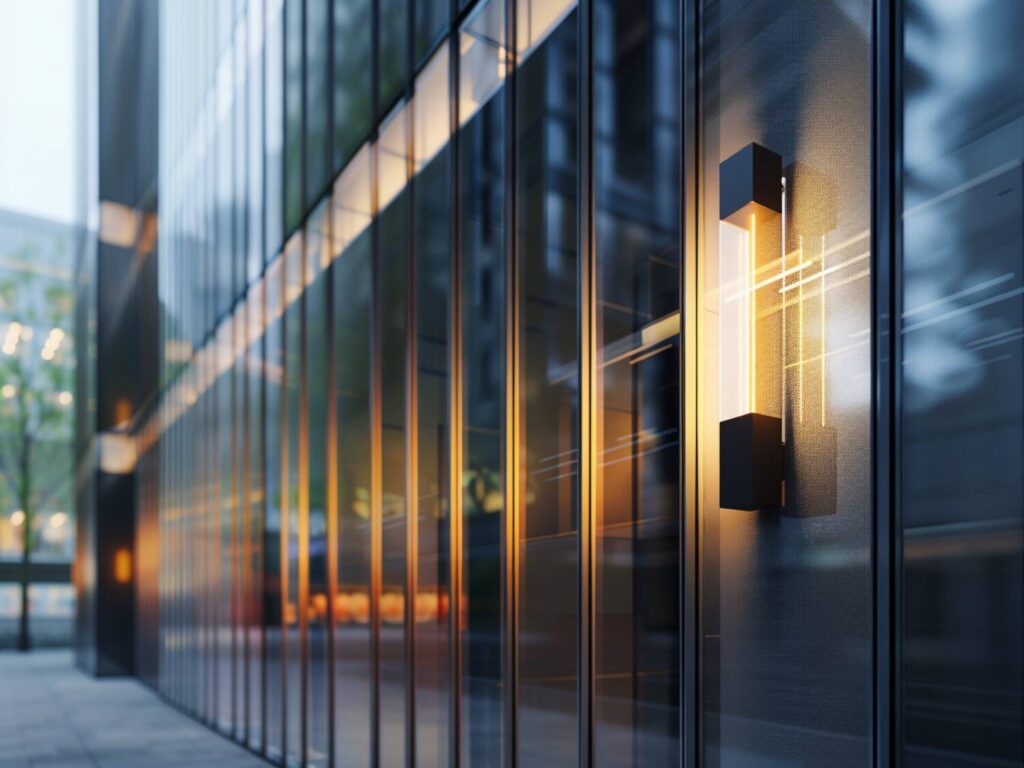 Jakie lampy elewacyjne najlepiej sprawdzą się w budynkach o dużych przeszkleniach