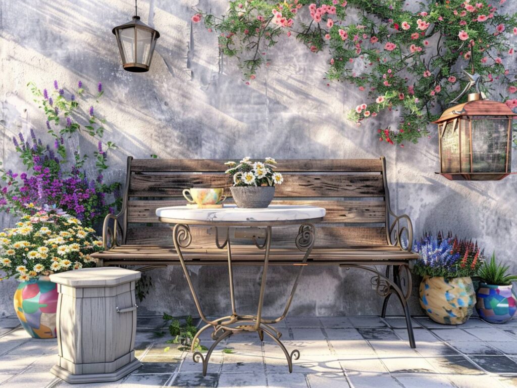 Jakie meble ogrodowe najlepiej sprawdzą się na tarasach w stylu vintage