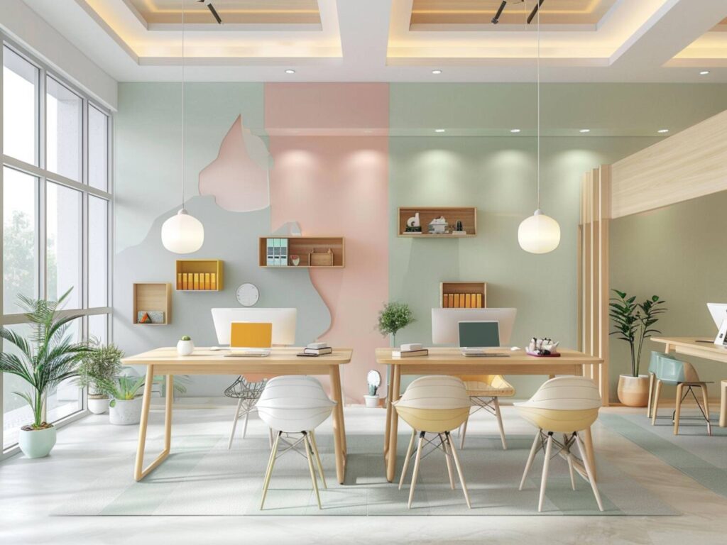 Jak urządzić przestrzeń coworkingową w stylu skandynawskim z jasnymi akcentami