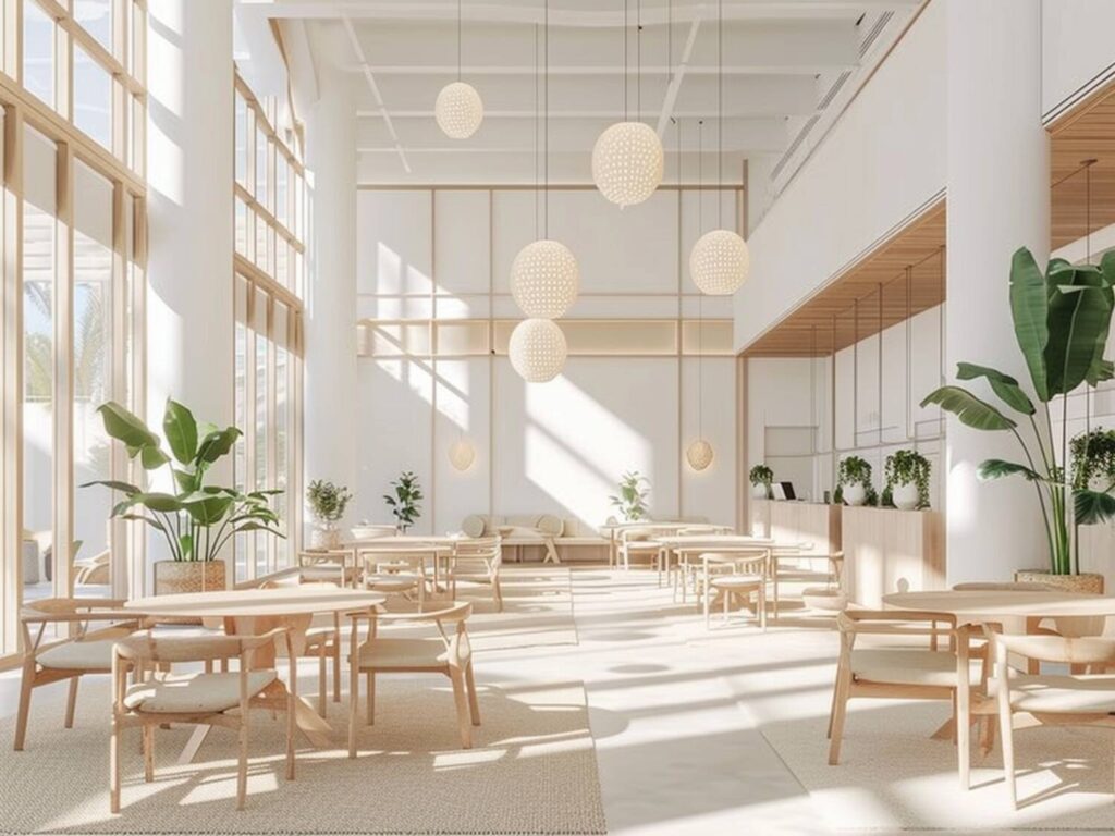 Jak urządzić przestrzeń coworkingową w stylu skandynawskim z jasnymi akcentami