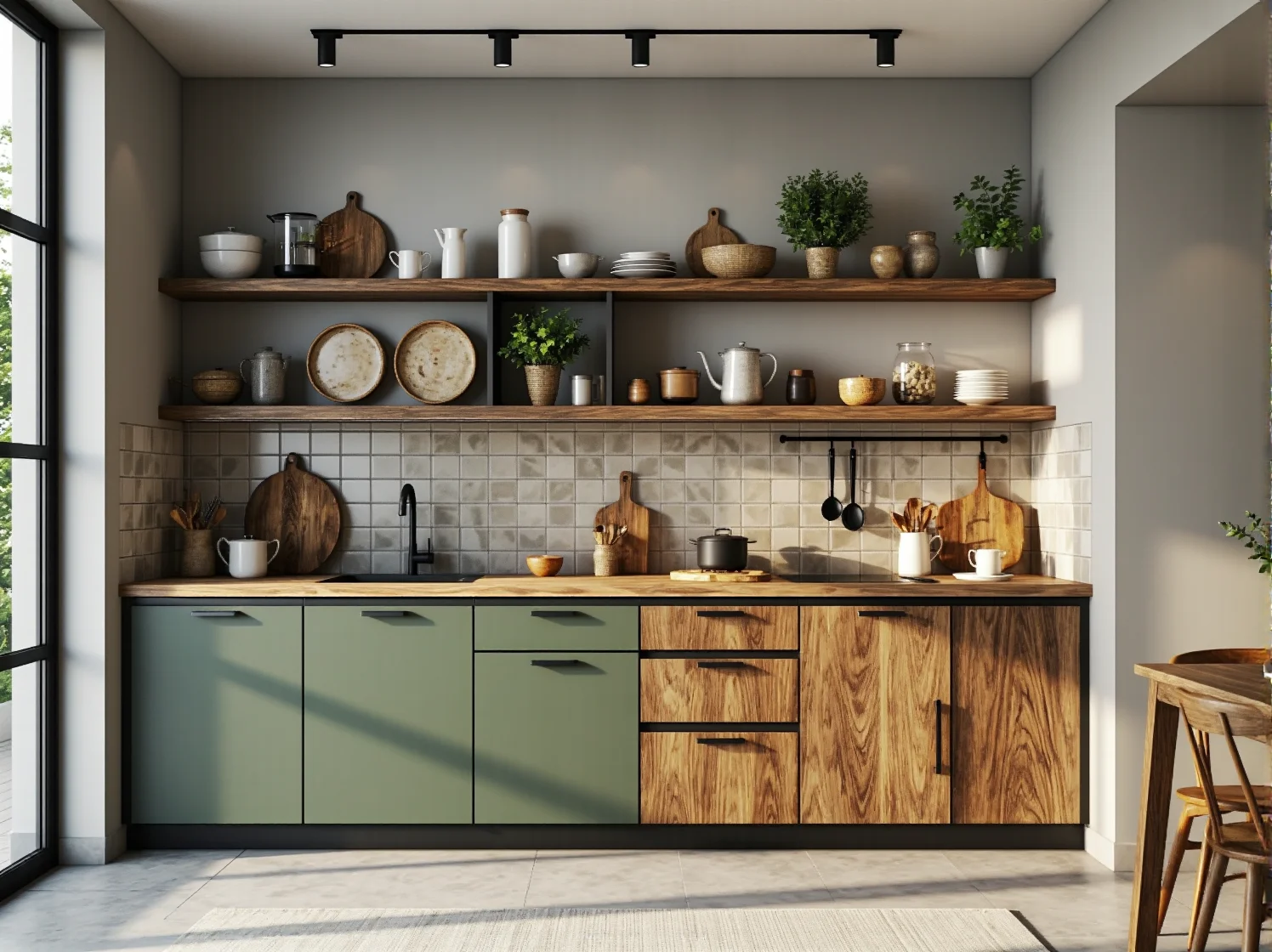 Detale wnętrza glamour: złota lampa stojąca i marmurowy stolik kawowy