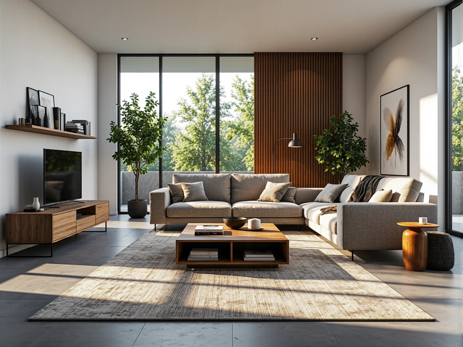 Ekologiczne meble tarasowe z aluminium z recyklingu w otoczeniu zieleni