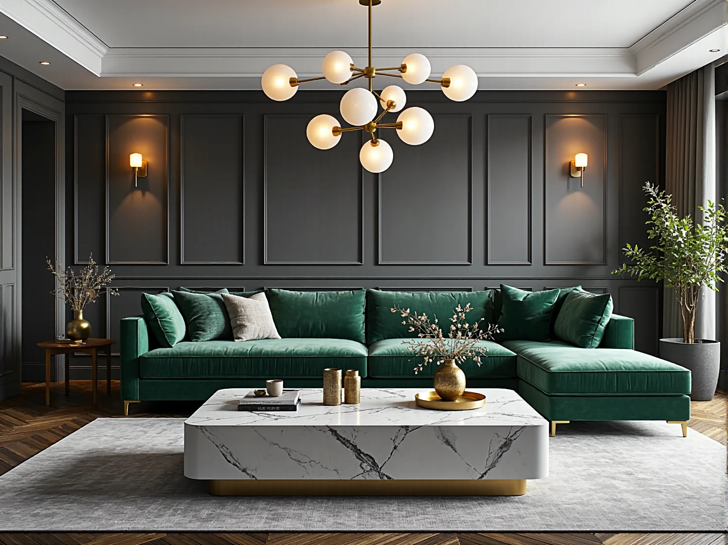 Jakie są najnowsze trendy w oświetleniu w stylu glamour?