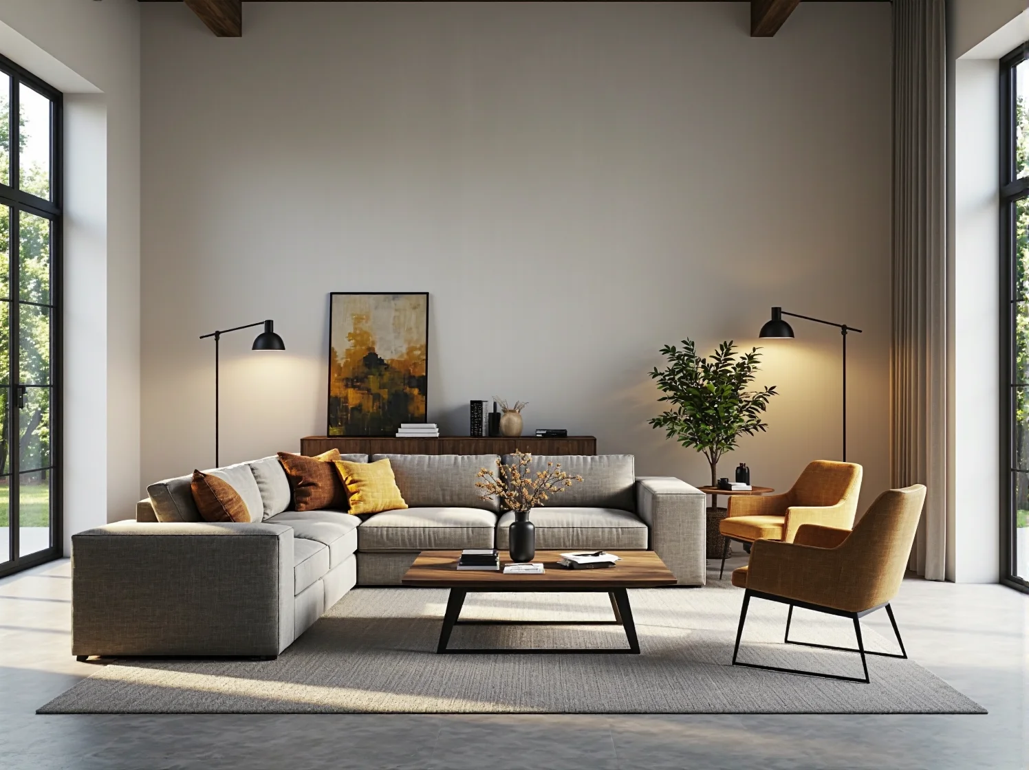 Mosiężna lampa ścienna z patyną, idealna do elewacji z cegły lub kamienia naturalnego.