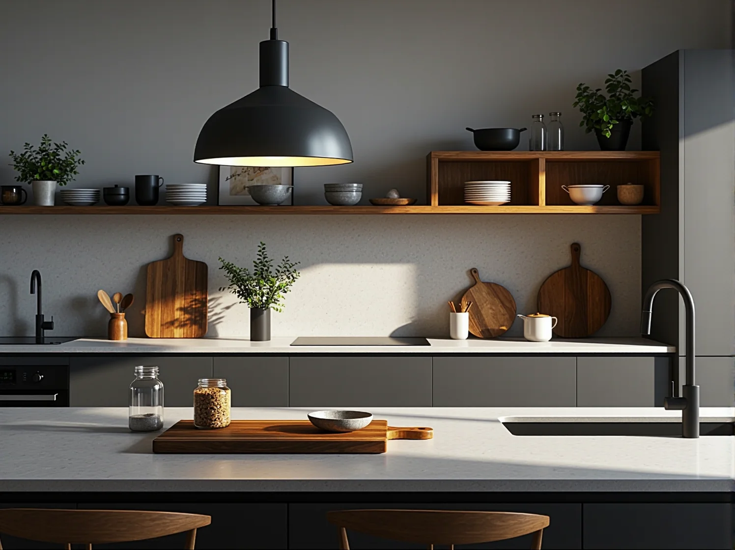 Lampa wisząca w kształcie latarenki dająca ciepłe, nastrojowe światło w przytulnej sypialni kolonialnej.