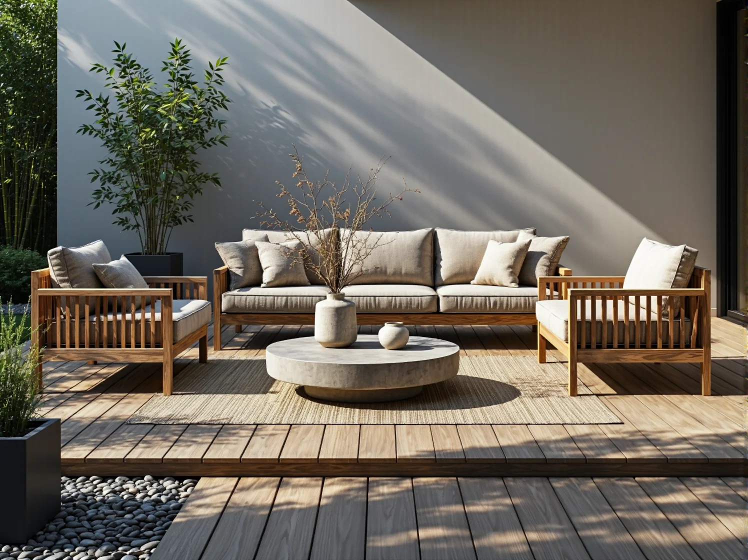 Jakie są kluczowe cechy mebli tarasowych w stylu japandi?