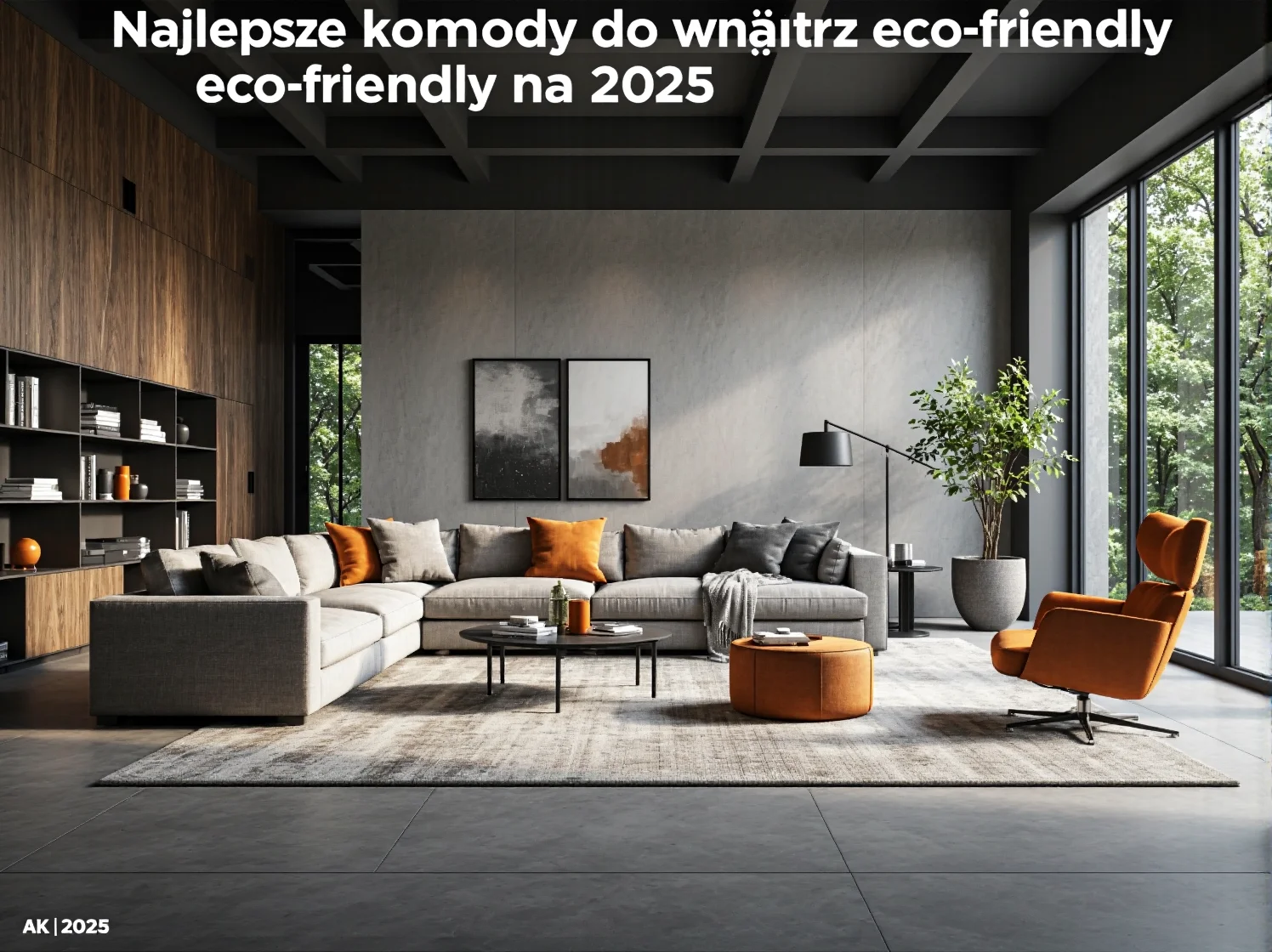 Minimalistyczna komoda ekologiczna do wnętrz skandynawskich.