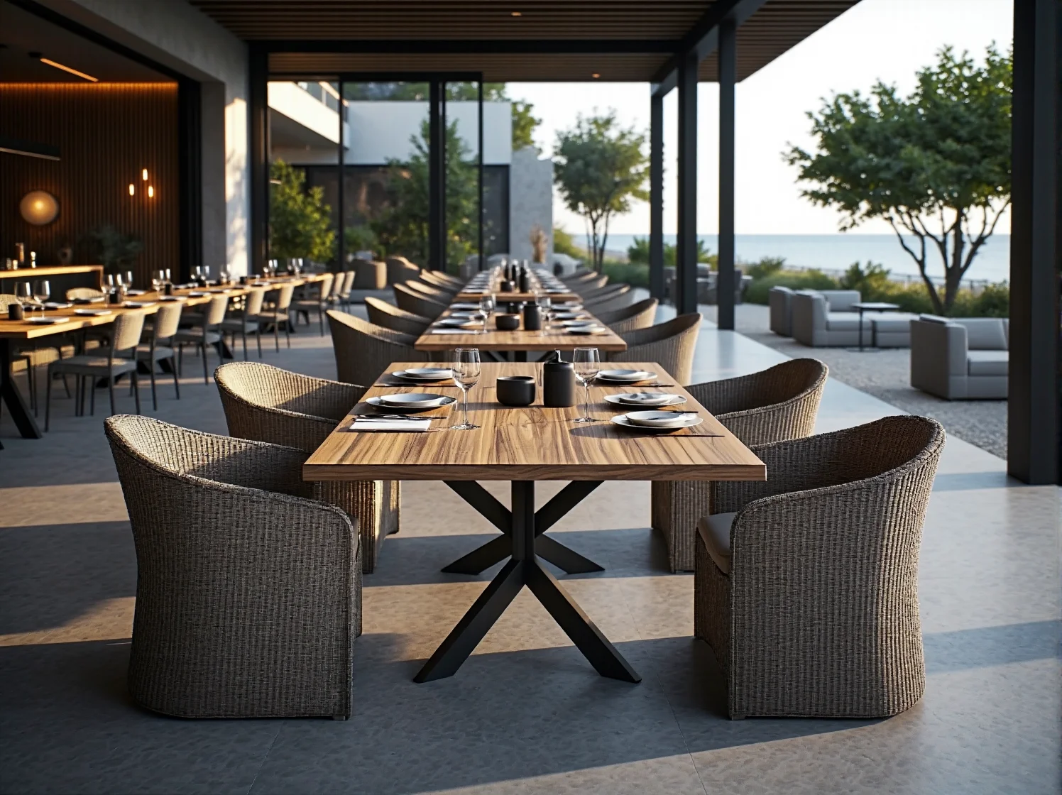 Jakie stoły najlepiej sprawdzą się w restauracjach z widokiem na morze?